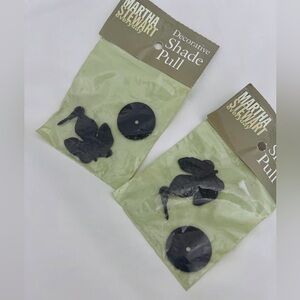 NWT Martha Stewart Everyday Decorative Shadw Pull ~ lot of 2 Fall Autumn Leaf